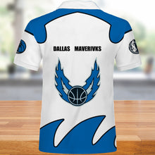 Load image into Gallery viewer, Dallas Mavericks Polo 3D Shirts Summer gift for fans NBA
