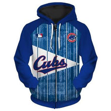 Load image into Gallery viewer, MLB Hoodies 3D Chicago Cubs Hoodies Mens Cheap Sweatshirt Jacket Pullover