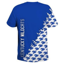 Load image into Gallery viewer, Kentucky Wildcats Men's T-shirt 3D Short Sleeve O Neck