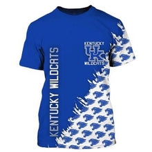 Load image into Gallery viewer, Kentucky Wildcats Men's T-shirt 3D Short Sleeve O Neck