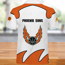 Load image into Gallery viewer, Phoenix Suns Polo 3D Shirts Summer gift for fans NBA
