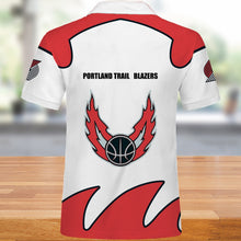 Load image into Gallery viewer, Portland Trail Blazers Polo 3D Shirts Summer gift for fans NBA