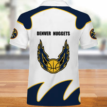 Load image into Gallery viewer, Denver Nuggets Polo 3D Shirts Summer gift for fans NBA