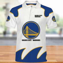 Load image into Gallery viewer, Golden State Warriors Polo 3D Shirts Summer gift for fans NBA