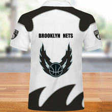 Load image into Gallery viewer, Brooklyn Nets Polo 3D Shirts Summer gift for fans NBA