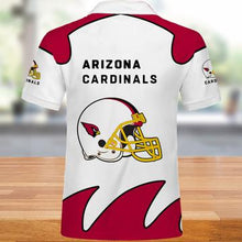 Load image into Gallery viewer, Arizona Cardinals Polo 3D Shirts Print Full Gift For Fans NFL
