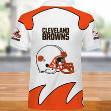 Load image into Gallery viewer, Cleveland Browns Polo 3D Shirts Print Full Gift For Fans NFL
