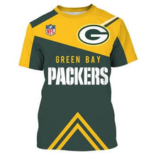 Load image into Gallery viewer, Green Bay Packers T shirts Vintage Cheap Short Sleeve O Neck For Fans