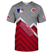 Load image into Gallery viewer, MLB T shirts 3D Cincinnati Reds T shirts O Neck Cheap for fan
