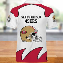 Load image into Gallery viewer, San Francisco 49ers Polo Shirts White Print Full New style 2020- NFL