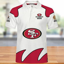 Load image into Gallery viewer, San Francisco 49ers Polo Shirts White Print Full New style 2020- NFL