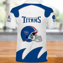 Load image into Gallery viewer, Tennessee Titans Polo 3D Shirts Gift for Fans- NFL