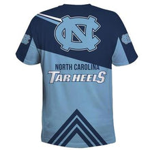 Load image into Gallery viewer, North Carolina Tar Heels T-shirt 3D Short Sleeve O Neck-NHL Teams