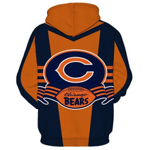 Load image into Gallery viewer, Hot Sale NFL American Football 3D hoodied sweatshirt cool pullover Chicago Bears Style 2020