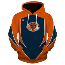 Load image into Gallery viewer, New Design NFL Football Chicago Bears 3D Hoodie Sweatshirt Custom Jacket Pullover