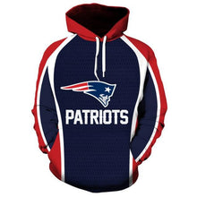 Load image into Gallery viewer, NFL Football New England Patriots 3D Hoodie Sweatshirt Jacket Pullover Gift for fans