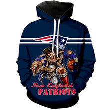 Load image into Gallery viewer, New England Patriots 3D Hoodie NFL Professional National Football League team Sweater Shirt
