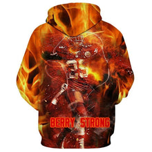 Load image into Gallery viewer, Kansas City Chiefs 3D Flame Hoodie NFL Professional National Football League team Sweater Shirt