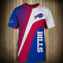 Load image into Gallery viewer, Buffalo Bills T-shirt 3D Short Sleeve O Neck gift for fan NFL
