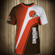 Load image into Gallery viewer, Cleveland Browns MLB T-shirt Print3D Full Short Sleeve
