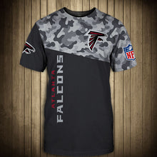 Load image into Gallery viewer, N.F.L Atlanta Falcons T-Shirt 3D Short Sleeve O Neck Gift for Fans

