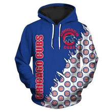 Load image into Gallery viewer, MLB Hoodies 3D Chicago Cubs Hoodies Mens Cheap Sweatshirt Jacket Pullover
