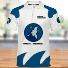 Load image into Gallery viewer, Minnesota Timberwolves Polo Shirts Summer gift for fans NBA
