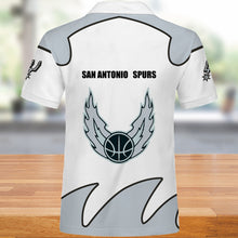 Load image into Gallery viewer, San Antonio Spurs Polo 3D Shirts Summer gift for fans NBA
