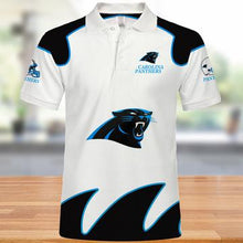 Load image into Gallery viewer, Carolina Panthers Polo Shirts White 3D Shirts Print Full Gift For Fans NFL
