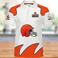 Load image into Gallery viewer, Cleveland Browns Polo 3D Shirts Print Full Gift For Fans NFL
