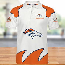 Load image into Gallery viewer, Denver Broncos Mens Polo 3D Shirts Print Full - NFL
