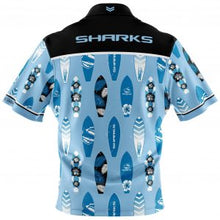 Load image into Gallery viewer, Sharks Hawaiian t shirt NRL Professional Australian Football League Football team
