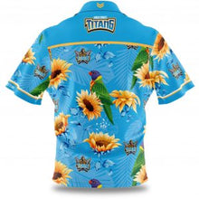 Load image into Gallery viewer, Titans Adult Hawaiian 3D t shirt NRL Professional Australian Football League Football team
