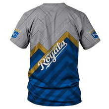 Load image into Gallery viewer, MLB T shirts 3D Kansas City Royals T shirts O Neck Cheap For Fans
