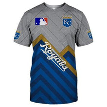 Load image into Gallery viewer, MLB T shirts 3D Kansas City Royals T shirts O Neck Cheap For Fans
