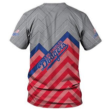 Load image into Gallery viewer, MLB T shirts 3D Los Angeles Dodgers T shirts O Neck Cheap For Fans
