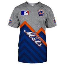 Load image into Gallery viewer, MLB T shirts 3D New York Mets T shirts O Neck Cheap For Fans
