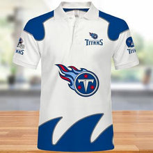 Load image into Gallery viewer, Tennessee Titans Polo 3D Shirts Gift for Fans- NFL
