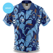 Load image into Gallery viewer, NSW Blues Adult 3D Hawaiian t Shirt Slim Fit Body
