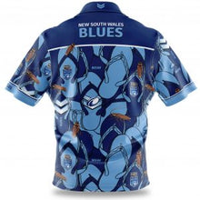 Load image into Gallery viewer, NSW Blues Adult 3D Hawaiian t Shirt Slim Fit Body
