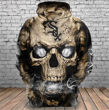 Load image into Gallery viewer, Chicago White Sox Skull 3D Hoodie Sweatshirt Jacket Pullover
