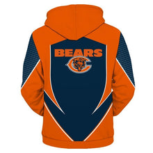 Load image into Gallery viewer, New Design NFL Football Chicago Bears 3D Hoodie Sweatshirt Custom Jacket Pullover
