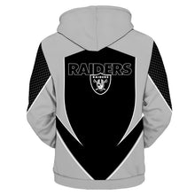 Load image into Gallery viewer, New Design NFL Football Oakland Raiders 3D Hoodie Print Full Sweatshirt Custom Jacket Pullover
