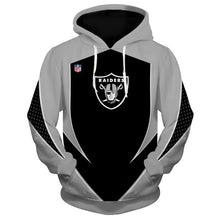 Load image into Gallery viewer, New Design NFL Football Oakland Raiders 3D Hoodie Print Full Sweatshirt Custom Jacket Pullover
