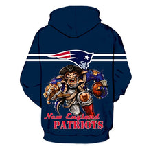Load image into Gallery viewer, New England Patriots 3D Hoodie NFL Professional National Football League team Sweater Shirt
