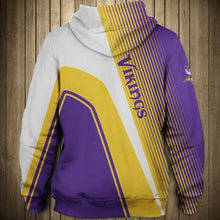 Load image into Gallery viewer, N.F.L.MINNESOTA-VIKINGS-PULLOVER-HOODIES/3D-CUSTOM-VIKINGS-LOGOS &amp; OFFICIAL-VIKINGS-TEAM-COLORS/NICE-3D-DETAILED-GRAPHIC-PRINTED-DOUBLE-SIDED/ALL-OVER-ENTIRE-HOODIE-PRINTED-DESIGN/TRENDY-WARM-PREMIUM-N.F.L.VIKINGS-FANS-PULLOVER-HOODIES
